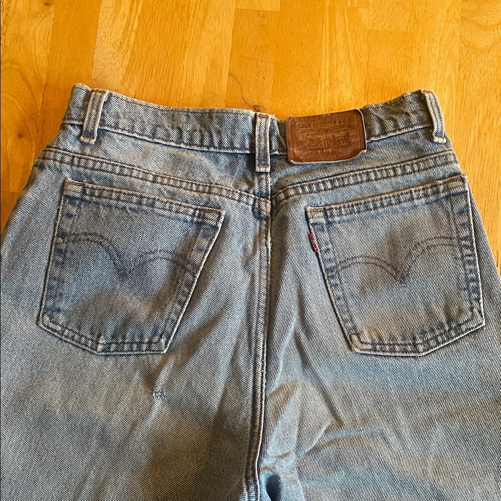 Levi Strauss 532 Original Riveted Women’s 30 Waist 34 Leg Blue Denim Jeans